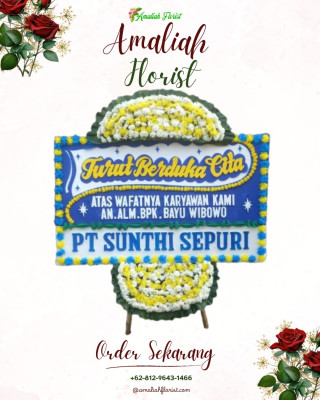 Papan Bunga Duka di Sayur Matinggi
