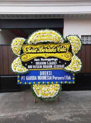 Papan Bunga Duka di Sayur Matinggi