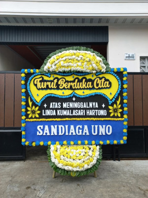Papan Bunga Duka di Sayur Matinggi