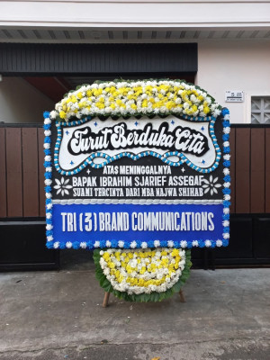 Papan Bunga Duka di Sayur Matinggi